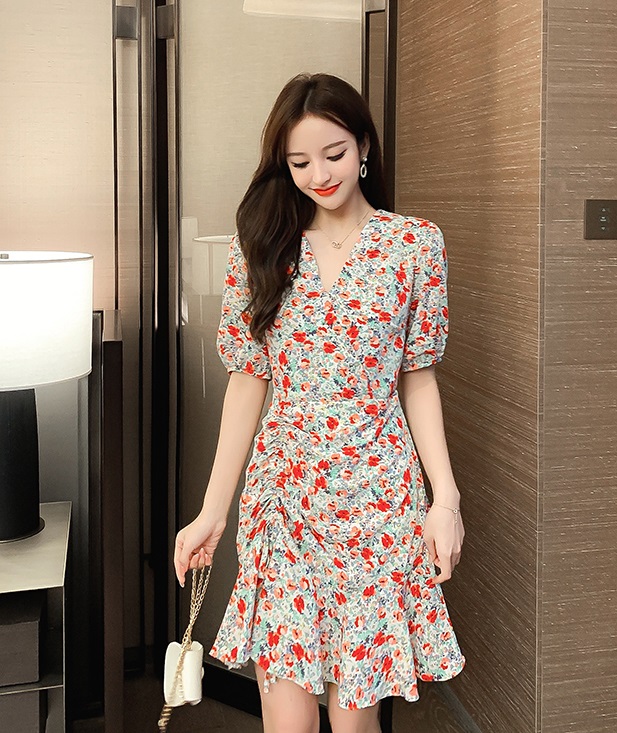 💥 Váy Rút Dây Hồng Đuôi Cá 4 Màu Đen Trắng Cam Nâu Hot - Đầm Body Ulzzang Dây  Rút | Phong Cách Teen | Shopee Việt Nam